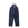 Japanese Fashion Brand Retro Loose Hanging Denim One-piece Suspenders Men's and Women's Ins Net Red Wide Leg Dad Suspenders