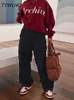 빈티지화물 바지 헐렁한 청바지 여성 패션 스트리트웨어 포켓 스트레이트 하이 허리 Y2K 캐주얼 데님 바지 바지 220726