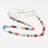 Ketten mischen Farbe Acryl Sonnenbrille Hänge Anhänger Frauen Brille Kettenglied Brillenkabelmaskenhalter hängen Halskette Lanyardchains Sidn22