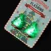 Dangle żyrandol urocze LED Świąteczne kolczyki świąteczne Święty Claus Drop biżuteria Prezent dla dziewczyny