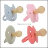 Pacifiers Baby Feeding Baby Kids Maternity Appease Pacifier Teether Soft Sile Nipple Soother Infant Toddler Nursing Chewin Dhfvr