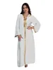 Muslimische Nahen Osten Frauen Spitze Wildleder Ethnische Kapuzenkleid Kleidung Indonesien Kaftan Traditionelle Afrikanische Islamische Ramadan Robe AB034