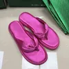 Slippers Summer Slik Women's Flip Flops Outside Wear Holiday Seaside Ladies Shoes Retro Designer Flat Heels Woman Wholesale 220530