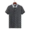 Mens Estilista Polo Camisas Verão Manga Curta Luxurys Designer Pólos Moda Snake Bee Bee Bordado Algodão T-shirt Preto Branco Branco Casual Polos Camisa SS