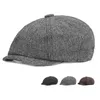 Vintage Men Beret Hats Sprzedawca gazety klasyczny malarz kapelusz zachodnie czapki bawełniane mieszanki berets płaski krawędź Regulowane mężczyźni Spring Street Cap J220722