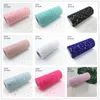 Party Decoration 15cm 10Yards Baby Shower Tulle Roll Tutu Fabric Födelsedag Bröllop Sewing Mesh DIY Organza Girl Kjoltillbehör