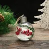 Kerstdecoraties Transparant Led Lumineuze nachtlip bol Ballboom Decor Hangende Fairy Lights Home Year Decorchristmas