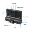 ثلاث طرق تسجيل Car Car DVR Camera Lens Recorder Dash Cam Night Vision Camcorder مع احتياطي كاميرا TF G J220601