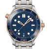 mens watch for women Automatic Mechanical movement blue Dial Stainless Steel montre 007 diver fashion watches high quality 42mm moonswatch designer Orologio.