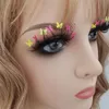 Faux Mink sztuczne rzęsy długie dramatyczne gwiazdki motyle cekiny ozdobne rzęsy Halloween Christmas Party Cosplays Lashes