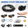 Kit indicatori di direzione per moto universali per clacson Kit indicatori di direzione per moto con cablaggio per UTV/ATV/RZR Can-Am Kawasaki PQY-CDD13