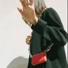 Kara Niche Metal Handbag Thick Chain Bag Fashion Messenger Mini Small Chest Bag Card Holder携帯電話バッグオレンジショルダー220623