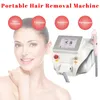 Máquina de beleza a laser IPL Remoção de cabelo rápido Tratamento de acne Skin Rejuvenescimento Design portátil