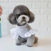Летняя собачья рубашка кошачья щенка маленькая костюмированная футболка йорк
