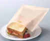 Yeni Çubuk Olmayan Yeniden Kullanılabilir Isı Dayanıklı Tost Makinesi Torbaları Sandviç Fries Isıtma Çantaları Mutfak Aksesuarları Yemek Araçları Gadget 0730