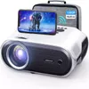Vidoka -projektor med WiFi och Bluetooth 8000L Full HD Native 1080p Support 4K och Video Zoom