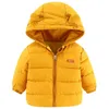 Meninas Down Jackets Boys Outerwear Exterior 1-6 ANO ANO AUTOMN BEBÊS JAPETA MENINAS MENINO CAPELED CAPELED CHASSENS CRIANÇAS JACETAS J220718