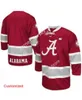 KOB 2022 NCAA ALABAMA CRIMSON TIDE TIDED HOCKEY JERSEY 11 ERICK REINIGER 12 Nick Reiniger 19 Brian Seybold 14 Greg Simmons 81 Tyler Trom