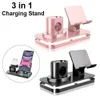 3 in 1 Charging Stand Phone Watch Charger Holder for iPhone 11Pro Max Charging dock for Apple Watch 5 4 3 Airpods 2