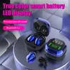 S6 Plus TWS Bluetooth 5.1 Aurberi Wireless Cuffie Sfoggia Sfrutta Display digitale a colori a LED impermeabile per iPhone Xiaomi Huawei