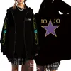 Jojos Bizarre Adventure Stone Ocean Printing Hoodie Loose Unisex Anime Style Hoodie Осень Весна Top 220720