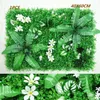 Decoratieve bloemen kransen 40x60 cm groene kunstmatige planten wandpaneel plastic buiten gazons tapijt decor huis bruiloft achtergrond feest gras