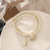 Chaînes Français Simple Perle Fleur Collier Mode Tempérament Clavicule Chaîne Sauvage Dames En Gros BulkChains