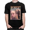 Drôle Robert Pattinson debout Meme T-shirt pour hommes coton doux Tee Tops Vintage Rob Tshirt à manches courtes nouveauté T-shirt Merch 220712