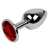 Metal Bott Plug Diamond 6 Colors для взрослых продукт анальный бусин нержавеющая сталь сексуальные игрушки для женщин мужчина гей