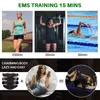 ABS Stimulator Spiertoner EMS Abdominale Toning Belt Training Body Fitness Vormgeven Spierstimulator Mannen Vrouwen Arm Been Trainer 220408