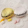 Pudełko ślubne Pudełko DIY Jasne kolory Shell Shape Party Supplies Surprise Candy Storage Teatime Urodziny Biżuteria Case