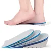 TPE Heightened Insole Height Increase Half Shoes Pad Men Women Silicone Gel Invisible Growing Heel 1 3cm Lift Soles 220610