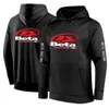 Herrtröjor tröjor beta racing motocross motorcykel herr fasta färg långa ärmar tröja mode hip hop outwear pullover