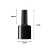 7ML Nail Polish Glass Bottles 400 Colors light-proof phototherapy glue empty cosmetic bottle with black brush cap