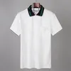 Polos Hommes Designers Chemises Pour Homme High Street Italie Broderie Jarretière Serpent Petite Marque D'impression Vêtements Cottom T-shirts Vêtements Tees