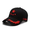 Ball Caps Rode Ster 3D Borduurwerk China Mannen Baseball Cap Vrouwen Zomer Snapback Katoen Retro Mannelijke Strand HeaddressBall BallBall