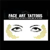 Face Flash Tattoo Festival Party Body Glitter Face Art Tattoo Sticker Eye Decalcomanie Ombretto Lentiggini Concealer Dot Pattern