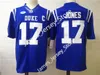 4 Myles Hudzick Jersey 17 Daniel Jones Jersey Blue Devils Stitched Football Wear 2022 NCAA College College Jerseys