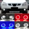 1 Paar Angel Eye Nebel Licht für Nissan X-Trail T30 2001 2002 2003 2004 2005 2006 Auto LED-Objektiv Nebel Tag Lauflampe DRL 12V