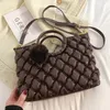 Vintage Women Brown Handbags Female PU Leather Shoulder Bags Casual Ladies Big Totes Large Capacity Messenger Bags