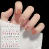 2022 New Popular Tulip Flower 3D Nail Art Sticker Spring Elegant Pink Nail Decals DIY Back Glue Decoration Nail Tips Accessories2378925