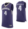 Washington Quin Barnard Jerseys Huskies Jersey Raquan Battle 21 Jamal Bey 5 J'raan Brooks 35 College Basketball Wears Mens Custom Steek