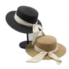 2022 Spring Summer Hat Women Sunhat Sunhats Girls Straw Wide Brim Hats Woman Vintage Top Hat Female Holiday Beach Caps BBE14011
