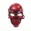 할로윈 성인 해골 마스크 플라스틱 유령 공포 마스크 골드 실버 해골 얼굴 마스크 Unisex Halloween Masquerade Party Masks Prop FY3786 0704
