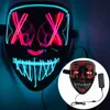 2023 FESTICE Party Halloween Mask Led Light Up Funny Masks The Purge Election Year Great Festival Cosplay Costume Supplies 0816