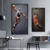 Figura moderna Sport All Star Giocatore Pittura Stella di basket Poster Stampa su tela Immagini di arte della parete per la decorazione della parete di casa330H