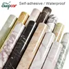 /5M Marble decorative film Self adhesive PVC Wallpaper Kitchen Modern contact paper for Bathroom waterproof wall stickers T200601