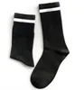 Socks stockings sports athletic mens combed cotton fashion casual knee medium high tube stripe pattern sock