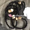 ealstic head band round dot engraved 2C elasitc bands fashion hairtie classic braid hair rope C collection accessories use as brace