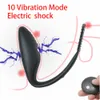 Vibrerende Elektrische Schok Puls Mannelijke Prostaat Massager Erotische sexy Speeltjes voor Mannen Penis Cockring Anale Plug Vibrators Masturbator